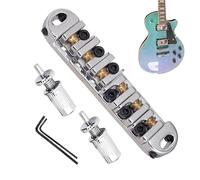 Ruwshuuk Guitar Saddle Bridge | Adjustable Tune Bridge For Stringed Instruments,Electric Guitar Supplies For Beginners, Women, Men, Musicians, Music Lovers