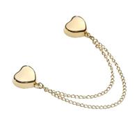 Ruwshuuk Magnetic Shirt Sleeve Clips - Heart Shape Magnetic Clothing Fasteners | Multi-Function Pants Shawl Sleeves Chain Clip Fasteners