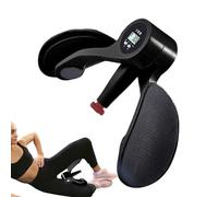 Ruwshuuk Pelvic Floor Exercise Devices,Digital Counter Adjustable Hip Abductor Machine | Strength Training Equipment for Daily Postpartum Recovery Cellulite Reduction Balance Training