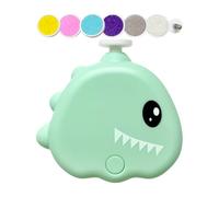 Ruwshuuk Pet Nail Grinder for Dogs - Adjustable 3 Modes 40db Dinosaur Shape Electric Nail Grinder,Low Noise Cordless Gentle Grooming Tool for Puppy Kitten Paw File