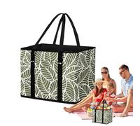 Ruwshuuk Reusable Bags for Groceries,Water Resistant Shopping Bags with Handle | Heavy Duty Organizer Pouch for Beach Days Family Trips Travel