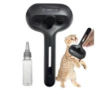 Ruwshuuk Steam Cat Brush | Self Cleaning Ergonomic Pet Steam Brush,Misting Comb Large Capacity Tank Deshedding Tool Hair Removal Steamer Gentle Massage for Home Shower Dog Travel