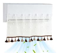 Ruwshuuk Vent Deflector | Anti-Direct Blowing Mesh Fabric | 38x17inch Anti-Blast AC Vent Wind Shield | for Home Indoor Living Room Office Apartment Ceiling Wall Floor