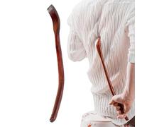 Ruwshuuk Wooden Back Scratchers,Extended Curved Handle Scratchers - Smooth Curved Handle Ergonomic Tool Useful Massager for Elderly Women Men Young Fathers Husbands Easter