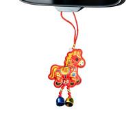 Ruwshuuk Year of the Horse Ornament,Imitation Embroidery Festive Decoration,Spring Festival Fragrant Bag - for Home Decorators Office Staircase Wall Garden Backyard Study Bedroom Cars Wallets