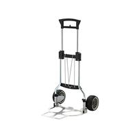 RuXXac Cross 2234-41V3 Foldable Barrow, Load Capacity 100 kg, Extra Wide Wheels, Space-Saving Foldable, Comfortable Plastic Handles, Chrome-Plated Steel Frame, Aluminium Shovel