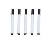 Ruycllo Pack of 5 Permanent Markers Waterproof, Quick Drying Paint Pen Black, 1-2 mm Smudge-proof Waterproof Permanent Marker for Cardboard, Ceramic, Glass, Wood, Metal (Black)