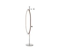 ruyi-1986 Full Length Mirror Floor-standing Coat Rack with Dressing Mirror Antique Style Stainless Steel Rotating