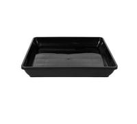 ruyi-1986 Plant Tray 6pcs Plastic Square Planter Saucer Water Catcher for Indoor Outdoor Pot Drainage Tray