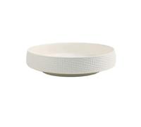 ruyi-1986 Plant Tray Desktop Round Hammered Drip Tray Home Gardening Flower Arranging Ceramic Decor Saucer(White)