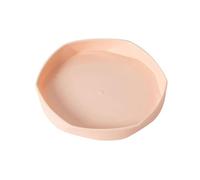 ruyi-1986 Plant Tray Flower Pot Saucer Nordic Style Fashionable Planter Drip Tray(Pink,Small)