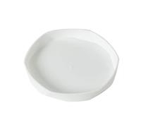 ruyi-1986 Plant Tray Flower Pot Saucer Nordic Style Fashionable Planter Drip Tray(White,Large)