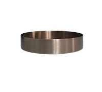 ruyi-1986 Plant Tray Round Minimalist Drip Tray Stainless Steel Brushed Finish Plant Saucer(XXX-Large)