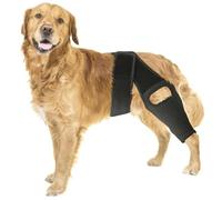 RUYICZB Dog Knee Leg Hip Brace, Dog Knee Brace for Dog ACL Tear, Hip Dysplasia, Arthritis, Luxating Patella, Front & Rear Leg Support, Comfortable & Adjustable, Prevents Licking,M