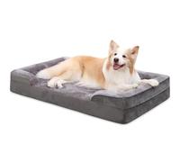 RUYICZB Large/Medium Dog Bed Orthopedic Washable,Supportive Foam Pet Couch Bed with Removable Washable Cover, Dog Soft Bed with Waterproof Lining,105x70x18cm