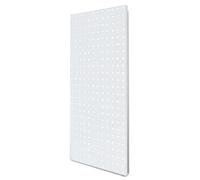 RUYICZB Pegboard Wall Organizer, 3ft Metal Garage Pegboard Tool Organizer, Wall-Mounted Tool Storage Pegboard for Workshop Warehouse,White