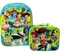 Ruz Disney Kids School Backpack with Lunch Box Set. 2 Piece 15” Book Bag and Lunch Box Bundle (Toy Story), Large
