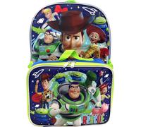 Ruz Group Kid's Licensed 16 Inch Backpack With Removable Lunch Box Set, Multicolor, L, Toy Story-to the Rescue