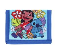Ruz Little Boy Bifold Wallet With Zippered Pocket, Multicolored, Stitch