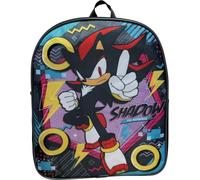 Ruz Sonic The Hedgehog Kids School Backpack, 12", Sonic, Blue-Red, M, shadow