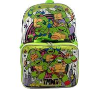 Ruz Teenage Mutant Ninja Turtles Kid's 16 Inch Backpack With Removable Lunch Box Set, Multicolored, L, Ninja-tmnt