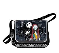 Ruz The Nightmare Before Christmas Large Messenger Bag, Black, L