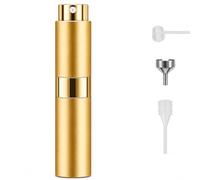 RUZAR Perfume Atomiser, Pocket Perfume Travel Bottle, 8ML Refillable Perfume Spray Bottle Easy to Refill Empty Atomiser for Purse, Handbag, Pocket and Luggage