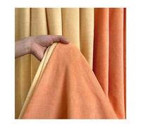 RUZGAR Flannel Flat Sheet only Twin Full Queen King Size Super Soft Warm Women Men Bedding Top Sheet Multicolor(Orange,240x250cm)