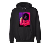 RUZHI RARE Men's J Cole Kod Neon Pullover Hoodies Long Sleeve Sweatshirts L