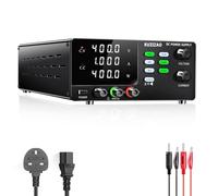 RUZIZAO Bench Power Supply Variable 0~400V 0~1A High Voltage DC Power Supply OCP OVP M1-M3 Memory Storage & Encoder Knob Adjustable Regulated DC Lab Power Supply with Output Switch Lock Button PSU