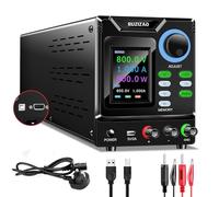RUZIZAO Bench Power Supply Variable, 0-800V 0-1A High Voltage Programmable Adjustable Regulated DC Power Supply with Memory Storage, Encoder Knob, Output Switch, Lock Button, PC Software