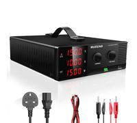 RUZIZAO Bench Power Supply Variable, 150V 10A High Power 1500W DC Power Supply Adjustable with Encoder Knob & Output Switch, Lab Switching Power Supplies 4-Digits LED Display for Repair/Test