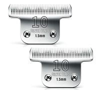 Ruzros T-10 Detachable Replacement Blades,Compatible with Andis Size-T-10(22305) Clippers,Size 1/16-Inch Cut Length for Dogs and Medium-Size Animals 2 Packs