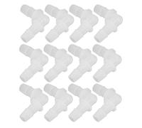 Rv 90 Degree Water Hose Elbow 12Pcs Plastic Hose Barb Fitting Elbow L Right Angle Equal Diameter Barbed Splicer Joint Adapter (11.1mm)