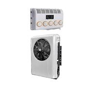 RV Air Conditioner, 12V/24V DC Air Conditioner, Split Truck Air Conditioner Set, Vertical/horizontal Installation, Suitable for RV, Caravan, Truck, Tractor (white 24V)
