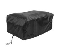 RV Air Conditioner Cover, Travel Trailer AC Cover Water Proof RV Air Conditioner Winter Cover, RV Roof Top RV AC Shroud, for Outside Travel, Black (Large Size: 42.5x30x14.25
