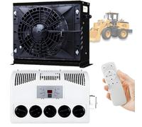 RV Air Conditioner Split Style Truck Cab Electric AC Unit for Semi Trucks Bus - 12V/24V DC Mini Split RV Air Conditioner for Trucks RVs Caravan Excavators Trailers Vans, Fast Cooling