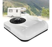 RV Air Conditioner Unit, 12V/24V Parking Air Conditioner, Rooftop AC, 2200W Cooling Capacity, Silent & Energy-Saving for Car, RV, Truck