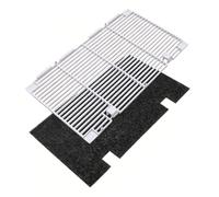 RV Air Conditioner Vent Cover with Filter, Ducted A/C Return Air Grille Replacement for Dometic 3104928.019, ABS Air Intake Grille with Activated Carbon Foam Filter for Travel Trailer Camper