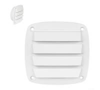 RV Air Vent Cover 12.7cm PP Insect Mesh Black(White)