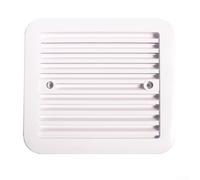 RV and Caravan Ventilation Fan Grille with Double Window Side Design, ABS Material for Air Exchange in Refrigerators and Air Vents, Suitable for Multiple Vehicle Types (White)