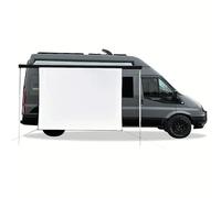 RV Awning Extension Projector Screen, Side Tent Fluorescent Display for Fiesta & for Sauna Sunshades, Polyester Fiber Material, Polyester Fiber Screen, Awning Covers for Campervan