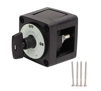 RV Battery Switch Waterproof IP66, Tinned Copper Stud, 300A, On Off Control -, Ignition Protected, Ideal for Marine and RV Use