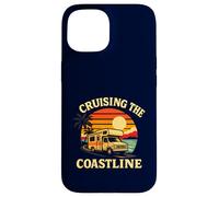 RV Beach Camping Cruising The Coastline Vacation Camper Case for iPhone 15