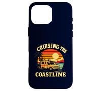 RV Beach Camping Cruising The Coastline Vacation Camper Case for iPhone 16 Pro Max