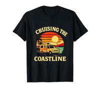 RV Beach Camping Cruising The Coastline Vacation Camper T-Shirt