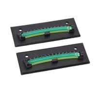 RV Bubble Level 2PCS Long Lasting Accurate RV Bubble Leveling System with Fade Proof Liquid for Trailers Trucks and Off Road Vehicles ABS Material 9.4x3.5x0.2cm