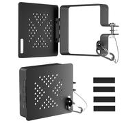 RV Bumper Cover 4 x 4 in Set, Metal Bumper End Cap with Locking Screws, Waterproof Guard, Includes 2 Covers 2 Lock Pins 4 Sealing Strips, Universal Fit for Camper Trailer Motorhome
