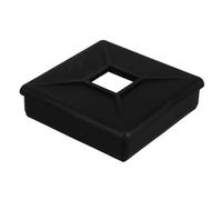 RV Bumper Plug End Cap Square Black Rubber Trailer Protective Cover | Seals Opening against Road Debris, Flush Mounting Profile, Suitable for Travel Trailers, Campers, and On-Road Storage