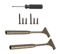 RV Cabinet Door Support Strut Spring Set, 2 Pack, Heavy-Duty Metal Hinge Assist for Camping Vehicles, Caravans and Motorhomes, Smooth Operation with Spring-Loaded Design, No Unexpected Closures